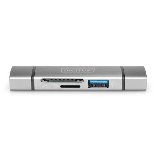 DA-70886 Digitus Dual Card Reader Hub USB C / USB 3.0, OTG Produktbild Additional View 6 L