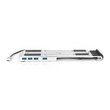 DA-90424 Digitus DA 90424 Notebook Riser with 5 Port USB 3.0 Hub inkl. USB C Pas Produktbild Additional View 4 S