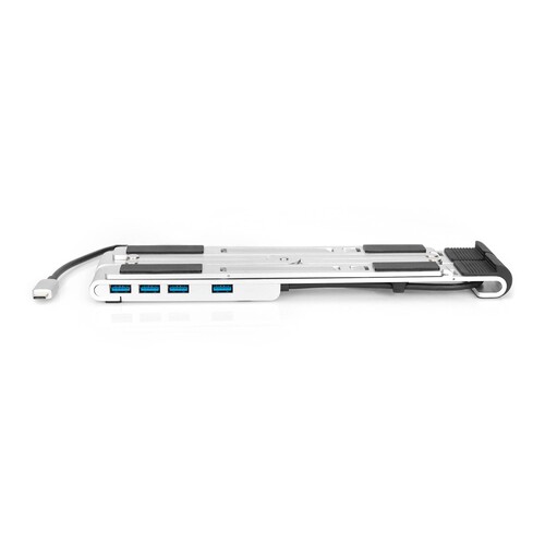 DA-90424 Digitus DA 90424 Notebook Riser with 5 Port USB 3.0 Hub inkl. USB C Pas Produktbild Additional View 4 L