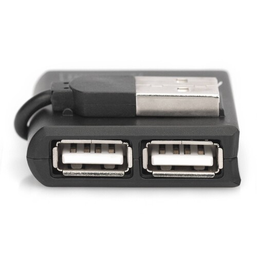 DA-70217 Digitus USB Hub  4PORT USB 2.0 Schwarz, Hot-Swap Produktbild Additional View 6 L
