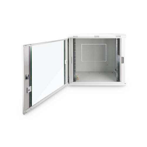 DN-19-12U-EC Digitus Schrank Wandmontage 12HE H 638 B 600 T 450 mm RAL7035 Produktbild Additional View 6 L