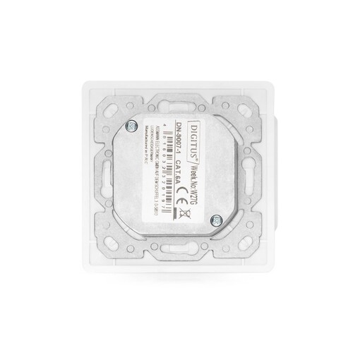 DN-9007-1 Digitus CAT6A Datendose UP 2xRJ45 STP reinweiß Produktbild Additional View 7 L