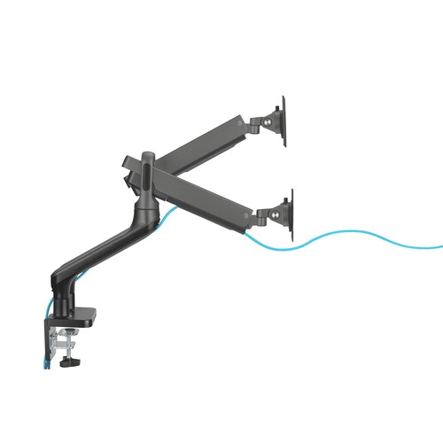 DA-90417 Digitus DA 90417 Dual Gas Spring Monitor Clamp Mount with USB bis Produktbild Additional View 6 L