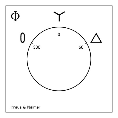 C26 A410 GK1 K&N STERN-DREIECKSCHALTER 32A ALUGUSS BAUGR. S1 Produktbild Additional View 1 L