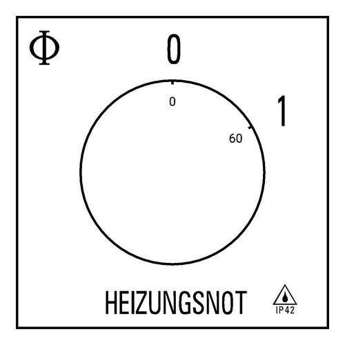 CA10A201/A-0026.PNL1 K&N Heizungsnot Schalter 2-polig 20A AP IP42 5,5kW Produktbild Additional View 1 L