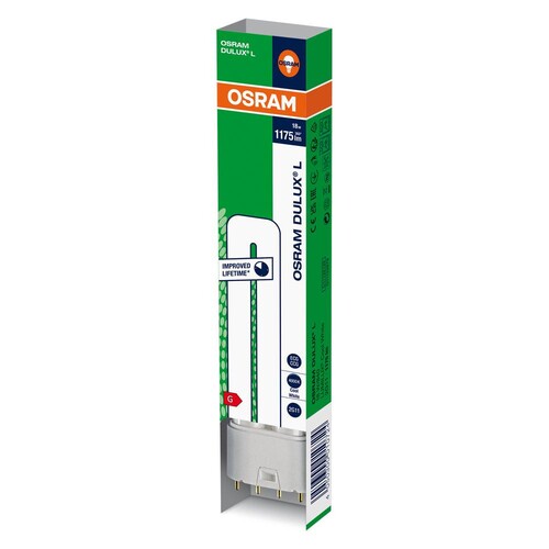 010724 OSRAM DULUX L 18W/840 KOMPAKT- LEUCHTSTOFFLAMPE HELLWEISS 2G11 EEI:A Produktbild Additional View 4 L