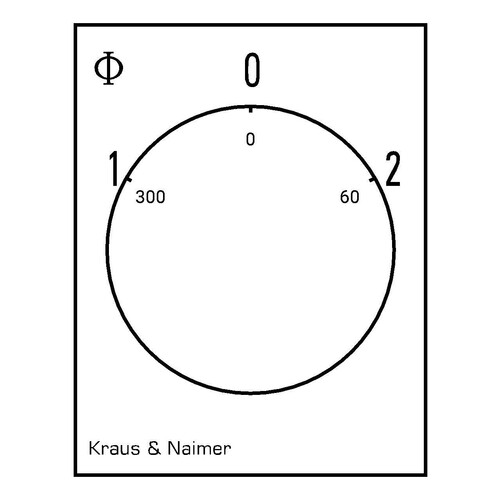 CG4.A211.VE21 K&N Umschalter 2POL 10A Einbau 45mm 2TE 2,5kW Produktbild Additional View 1 L