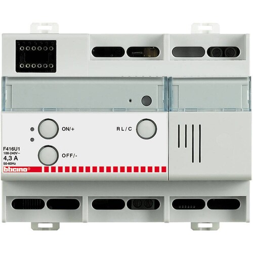 F416U1 BTICINO SCS UNIVERSAL-DIMMER 1000VA Produktbild Additional View 1 L