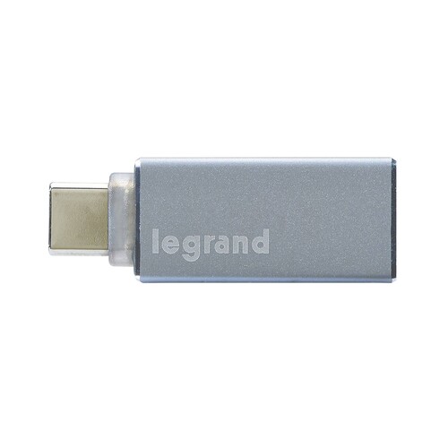 050692 Legrand Adapter USB-A/USB-C Produktbild Additional View 3 L