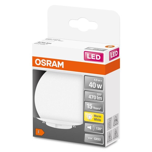 4058075433441 Osram LSGX5340120 4,9W/827 230V GX53 FS1 Produktbild Additional View 4 L