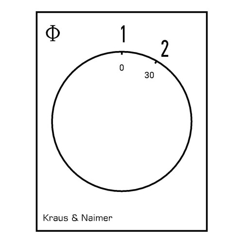 CG4 A795 VE21 Kraus & Naimer Steuerschalter 2pol mit Rückzug Produktbild Additional View 1 L