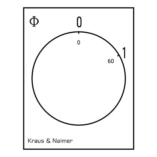 CG4 A201*A-V751 VE21 Kraus & Naimer Schlüsselschalter 2pol VE Produktbild Additional View 1 L