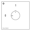 CA10 A290*A-V750 UE1 Kraus&Naimer Schlüsselschalter UP 1pol Produktbild Additional View 1 S