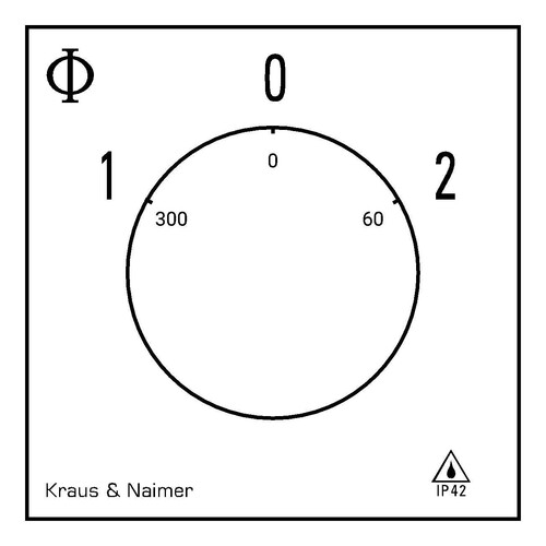 CA10 A211 PNL1 Kraus&Naimer Umschalter 2P 20A Aufputz IP42 5,5KW Produktbild Additional View 1 L