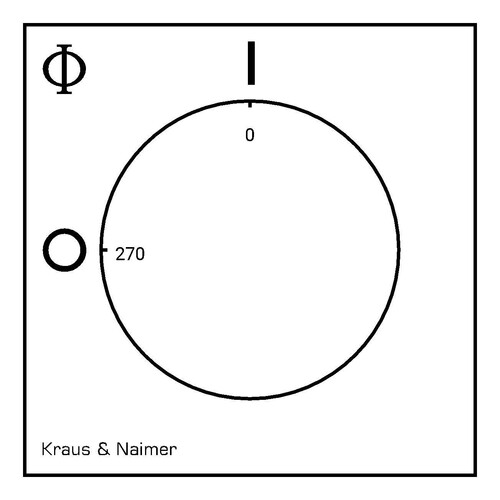 KG10A T203/04 FT2 Kraus & Naimer Not-Aus Schalter 3pol 20A 1loch Befestig Produktbild Additional View 1 L