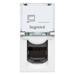 076573 Legrand Mosaic Cat6A geschirmt 1-fach 1 Modul, werkzeuglos, ws Produktbild Additional View 2 S