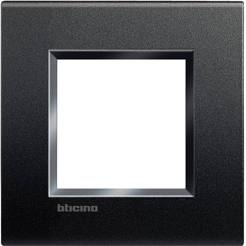 LNA4802AR Bticino Light Rahmen ANTHRAZIT 2 Mod. Produktbild Additional View 1 L