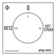 KG64BK950KL70+F437 Kraus & Naimer Umschalter 4pol.63A Not Strom AP Produktbild Additional View 1 S