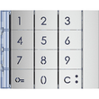 353001 Bticino Frontblende Codelock-/ Zehnertastatur Allmetal Produktbild Additional View 1 S
