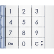 353002 Bticino Frontblende Codelock-/ Zehnertastatur Allwhite Produktbild Additional View 1 S