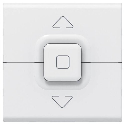 077026 LEGRAND MSC Jalousie-Schalter 2mod ws Produktbild Additional View 1 L