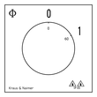 CA20 A200 PFL4 Kraus & Naimer Ausschalter 1-pol. 25A 7,5kW IP65 Produktbild Additional View 1 S