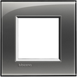 LNA4802KF BTICINO Light Rahmen RAUCHGRAU 2-mod Produktbild Additional View 1 S