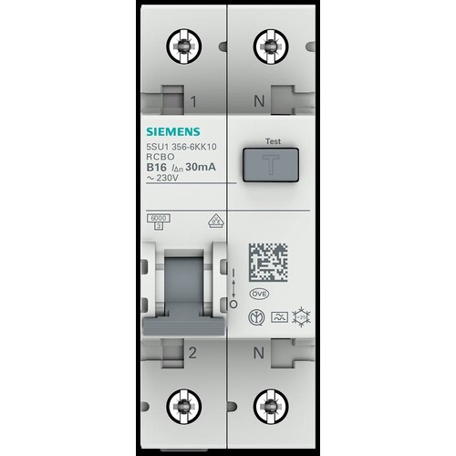 5SU1356-6KK10 Siemens FI/LS A,30MA 1+N-P B10 6KA Produktbild Additional View 4 L