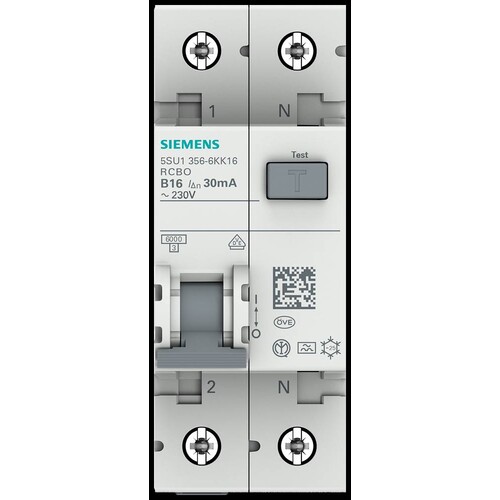 5SU1356-6KK16 Siemens FI/LS A,30MA 1+N-P B16 6KA Produktbild Additional View 4 L