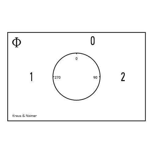 KG100 K950 VE2 K&N Notstrom Umschalter 4p Netz-0-Notstrom VE Produktbild Additional View 1 L