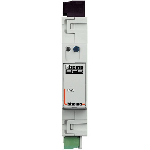 F520 BTICINO Stromdatenlogger 3-fach 1TE Produktbild Additional View 1 L