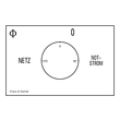 KG105 K900 VE2 F437 K&N Notstromum- schalter 3-pol. Schnappbef. Produktbild Additional View 1 S