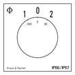 CA20A228KS10 K&N 1-0-2 Phasenwender- schalter, 3pol., tastend Produktbild Additional View 1 S