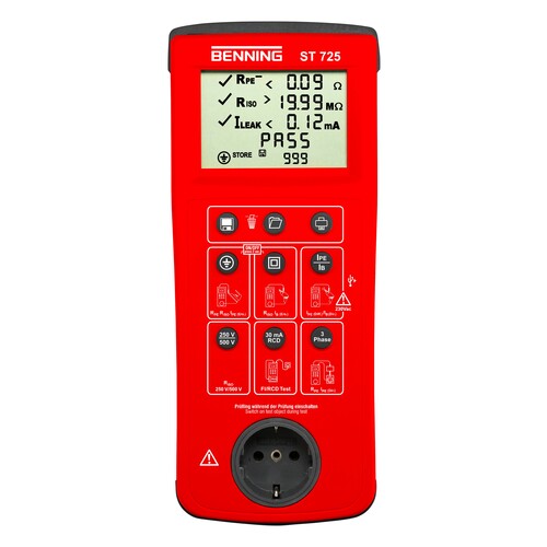 B050316 BENNING Gerätetester ST 725 Produktbild Additional View 2 L