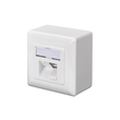 DN-9007-S-1 Digitus CAT6A Datendose AP 2xRJ45 STP reinweiß Produktbild Additional View 7 S