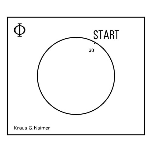 CG8 A175 VE21 Kraus & Naimer Ein-Taster Start Produktbild Additional View 1 L