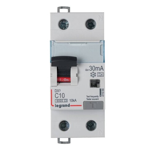 411060 Legrand DX3 FILS C13A 1P+N 6KA 30MA A FI/LS-Schalter Produktbild Additional View 1 L