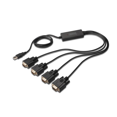 DA-70159 Digitus USB2.0   RS232x4 Cable 1,5M Chipset: FT4232H Produktbild Additional View 2 L