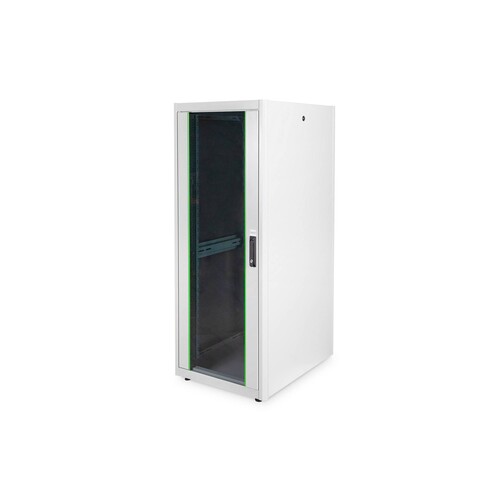 DN-19-32U-6/8-D Digitus 19 Schrank 32HE Glastür H1560 x B600 x T800mm,RAL7035 Produktbild Additional View 4 L