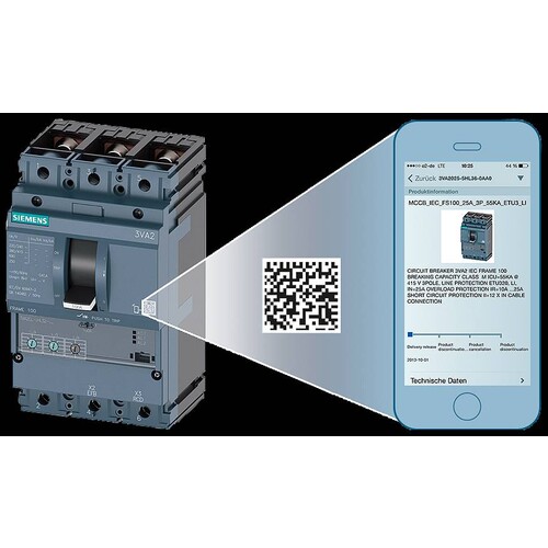 3VA1116-4EF32-0AA0 Siemens LEISTUNGSSCHALTER  3VA1 IEC FRAME Produktbild Additional View 5 L