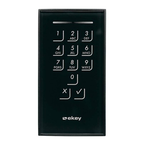 101679 Ekey Dekorelement KP IN GL AN für keypad integra Glas Anthrazit Produktbild Additional View 1 L