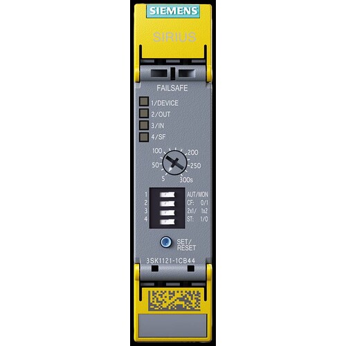 3SK1121-2CB42 Siemens SIRIUS Sicherheitsschaltgerät Grundgerät advan Produktbild Additional View 5 L