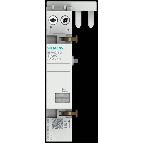 5SM6011-2 Siemens AFD BLOCK 1 16A 2POL 230V 1TE+1TE Produktbild Additional View 5 L