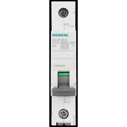 5SL6102-6 Siemens LS SCHALTER 6KA 1POL B2 Produktbild Additional View 4 L