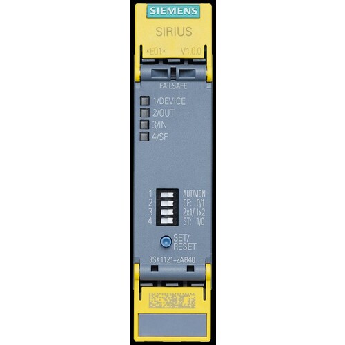 3SK1121-1AB40 Siemens SIRIUS SICHERHEITSSCHALTGERAET ADV R3+1 Produktbild Additional View 4 L