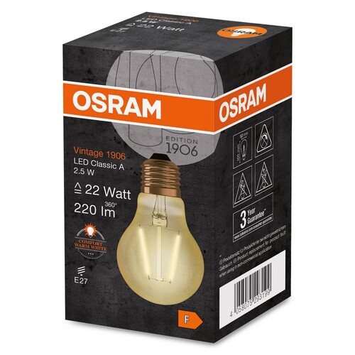 4058075293199 Osram 1906LEDCA22 2,5W/824230VFILGDE27FS1OSRAM Produktbild Additional View 4 L