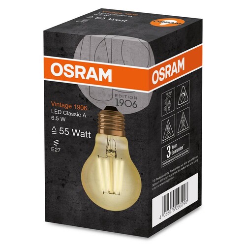 4058075293298 Osram 1906LCLA55 6,5W/824 230VFILGDE27FS1OSRAM Produktbild Additional View 5 L