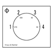 CG8.A251.VE21 Kraus&Naimer Stufenschalter 2.pol 1-2-3-4 Produktbild Additional View 1 S