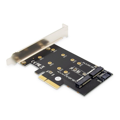 DS-33170 Digitus M.2 NGFF/NVMe SSD PCIexpress Add On card supports B, M an Produktbild Additional View 4 L