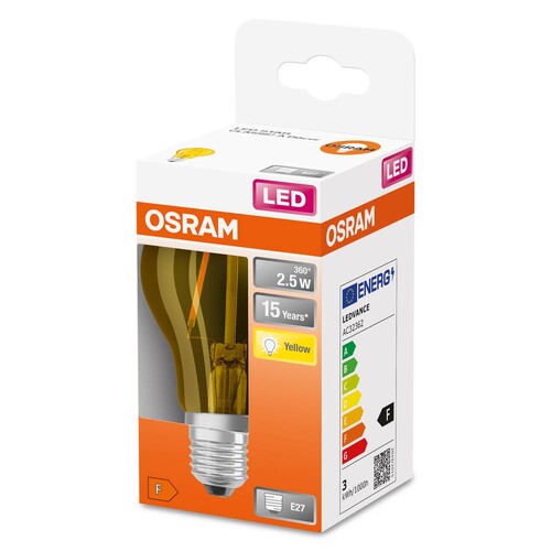 4058075433922 Osram LEDSCLA15 2,5W/622 230VYE E27 FS1 Produktbild Additional View 3 L